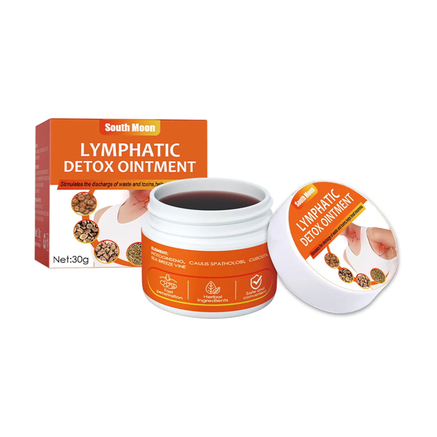 South Moon Lymphatic Drainage & Firming Cream – For Neck & Underarm Detox