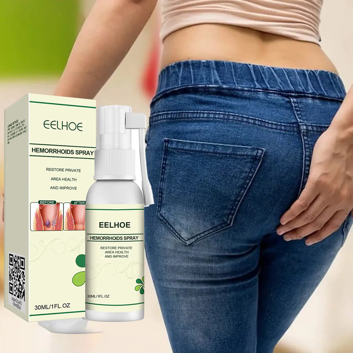 EELHOE Anus Relief Spray – Fast & Gentle Hemorrhoid Car