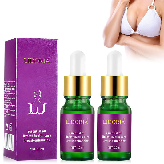 Bust Firming Natural Essence Oil Breast Enhancement Oil Plumping Enlargement Nourishing Massage Oil Natural Curves Breast Enhancement Body Oils for WomenBreast Lifting Organic Essence Serum(2pcs)